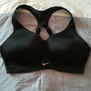 Nike black high support sports bra 36C